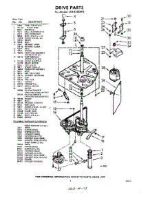 03 - Section parts for Whirlpool Washer LXA5580W2 / from AppliancePartsPros.com