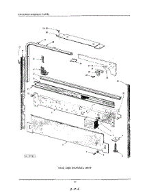 20 - Trim And Channel parts for Kitchenaid Dishwasher KDS40 / from AppliancePartsPros.com
