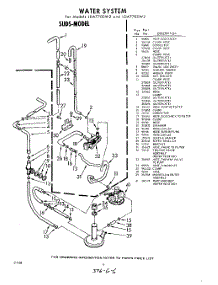 06 - Water System parts for Whirlpool Washer LDA7700W2 / from AppliancePartsPros.com