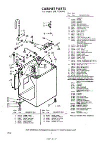 02 - Cabinet parts for Whirlpool Washer LFB7700W0 / from AppliancePartsPros.com