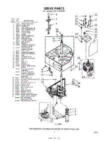 03 - Drive parts for Whirlpool Washer LFB7700W0 / from AppliancePartsPros.com