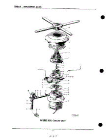 07 - Wash And Drain parts for Kitchenaid Dishwasher KDS56AWSC / from AppliancePartsPros.com