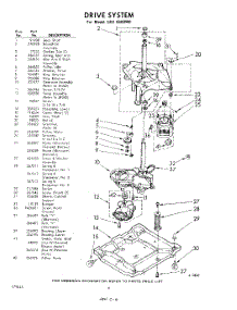 06 - Drive parts for Whirlpool Washer LHC4600W0 / from AppliancePartsPros.com