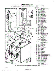 02 - Section parts for Whirlpool Washer LWA6405W0 / from AppliancePartsPros.com