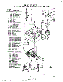 03 - Section parts for Whirlpool Washer LWA6405W0 / from AppliancePartsPros.com