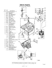 03 - Drive parts for Whirlpool Washer LFB7700W3 / from AppliancePartsPros.com