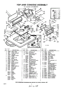 04 - Section parts for Whirlpool Washer LXA5800W1 / from AppliancePartsPros.com