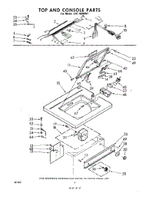04 - Top And Console parts for Whirlpool Washer LHC4600W1 / from AppliancePartsPros.com