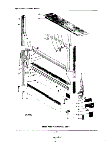 15 - Trim And Channel parts for Kitchenaid Dishwasher KDS57 / from AppliancePartsPros.com