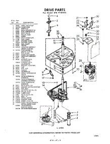 03 - Drive parts for Whirlpool Washer LFB7750W0 / from AppliancePartsPros.com