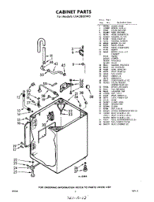 02 - Section parts for Whirlpool Washer LXA5805W0 / from AppliancePartsPros.com