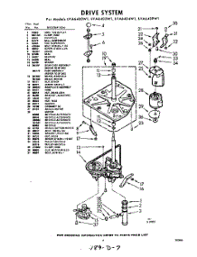03 - Section parts for Whirlpool Washer LVA6409W1 / from AppliancePartsPros.com
