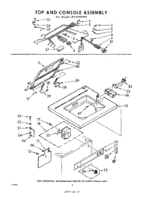 04 - Top And Console parts for Whirlpool Washer LFC4500W0 / from AppliancePartsPros.com