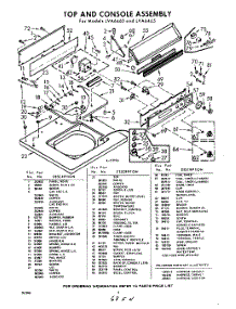04 - Section parts for Whirlpool Washer LVA6460W0 / from AppliancePartsPros.com