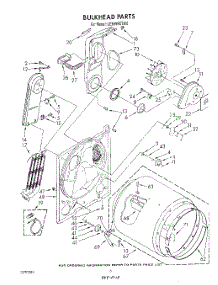 04 - Section parts for Whirlpool Dryer LE6098XTF0 / from AppliancePartsPros.com
