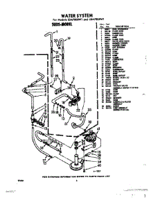 06 - Water System parts for Whirlpool Washer LDA7800W1 / from AppliancePartsPros.com