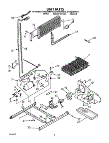 06 - Unit parts for Whirlpool Refrigerator ET18ZKXWG10 / from AppliancePartsPros.com