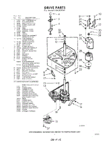 03 - Drive parts for Whirlpool Washer LXA5810W1 / from AppliancePartsPros.com
