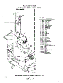 06 - Water System parts for Whirlpool Washer LDA7800W2 / from AppliancePartsPros.com