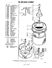 03 - Section parts for Whirlpool Washer LVA6600W0 / from AppliancePartsPros.com