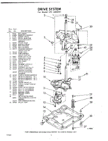 06 - Drive parts for Whirlpool Washer LFC4600W1 / from AppliancePartsPros.com