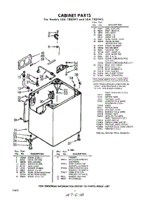 02 - Cabinet parts for Whirlpool Washer LDA7800W3 / from AppliancePartsPros.com