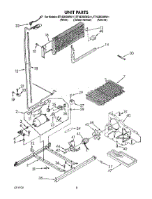 06 - Unit parts for Whirlpool Refrigerator ET18ZKXWN11 / from AppliancePartsPros.com
