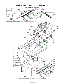 04 - Top And Console parts for Whirlpool Washer LFC4900W0 / from AppliancePartsPros.com