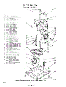 06 - Drive parts for Whirlpool Washer LFC4900W1 / from AppliancePartsPros.com