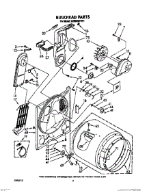 04 - Section parts for Whirlpool Dryer LE6098XTN1 / from AppliancePartsPros.com