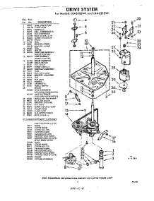 03 - Drive parts for Whirlpool Washer LXA6305W1 / from AppliancePartsPros.com