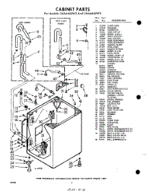 02 - Section parts for Whirlpool Washer LWA6460W3 / from AppliancePartsPros.com