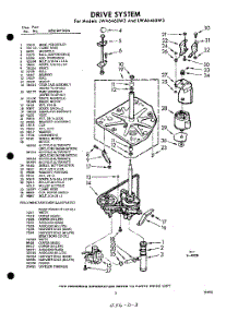 03 - Section parts for Whirlpool Washer LWA6460W3 / from AppliancePartsPros.com