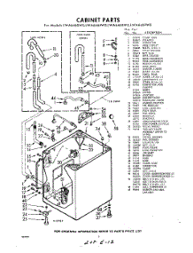 02 - Section parts for Whirlpool Washer LWA6464W0 / from AppliancePartsPros.com