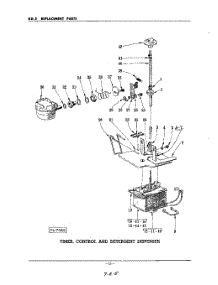 12 - Timer, Control, And Detergent Dispensor parts for Kitchenaid Dishwasher KDW5 / from AppliancePartsPros.com