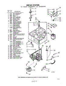 03 - Drive parts for Whirlpool Washer LDA8000W0 / from AppliancePartsPros.com