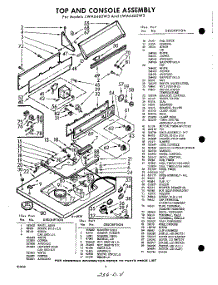 04 - Section parts for Whirlpool Washer LWA6465W3 / from AppliancePartsPros.com