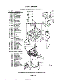03 - Drive parts for Whirlpool Washer LXA6400W3 / from AppliancePartsPros.com