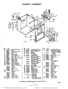 03 - Cabinet Assembly parts for Whirlpool Washer Dryer Combo LTE7800W1 / from AppliancePartsPros.com