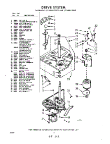 02 - Section parts for Whirlpool Washer LVA6660W0 / from AppliancePartsPros.com