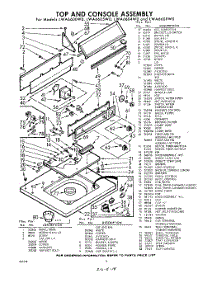 04 - Section parts for Whirlpool Washer LWA6600W0 / from AppliancePartsPros.com
