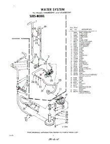 06 - Water System parts for Whirlpool Washer LDA8800W1 / from AppliancePartsPros.com