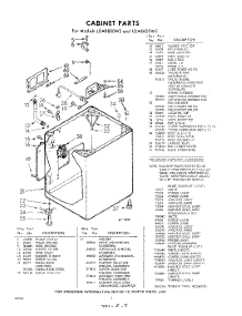 02 - Cabinet parts for Whirlpool Washer LDA8800W2 / from AppliancePartsPros.com