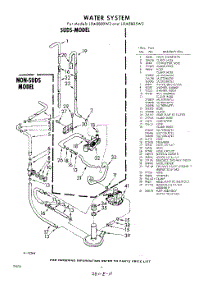 06 - Water System parts for Whirlpool Washer LDA8800W2 / from AppliancePartsPros.com