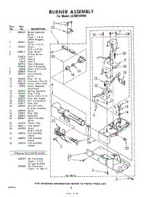 08 - Section parts for Whirlpool Dryer LG7001XKW0 / from AppliancePartsPros.com