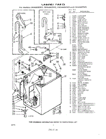 02 - Section parts for Whirlpool Washer LWA6604W0 / from AppliancePartsPros.com
