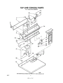 02 - Top And Console parts for Whirlpool Dryer LFE6900W0 / from AppliancePartsPros.com