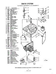 03 - Drive parts for Whirlpool Washer LXA6405W2 / from AppliancePartsPros.com