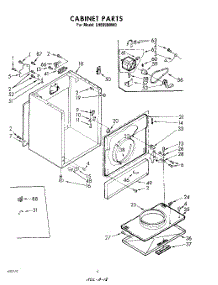 04 - Section parts for Whirlpool Dryer LHE6900W0 / from AppliancePartsPros.com