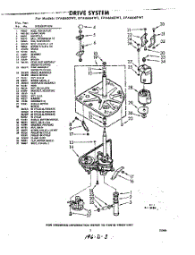 03 - Section parts for Whirlpool Washer LVA6665W1 / from AppliancePartsPros.com